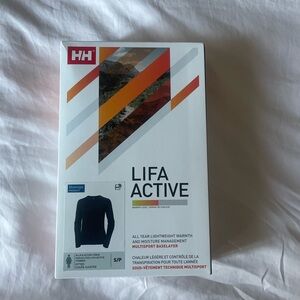 NWT Helly Hansen HH Women's LIFA ACTIVE Crew Base Layer - Small